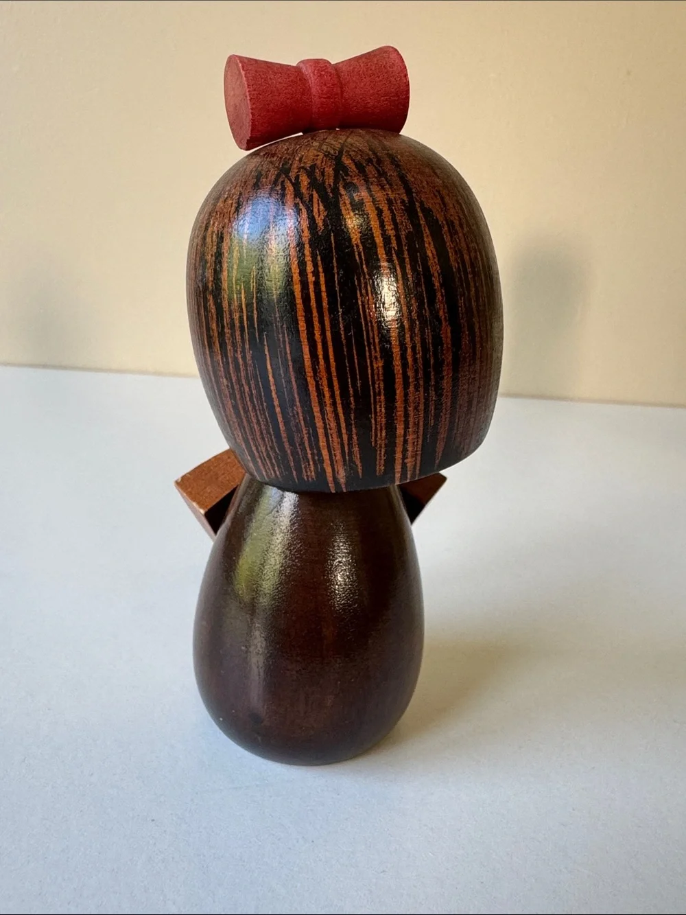 Bundle of 3 Hand Painted Vintage Japanese Kokeshi Dolls - Natural Wood - Picture 3 of 14